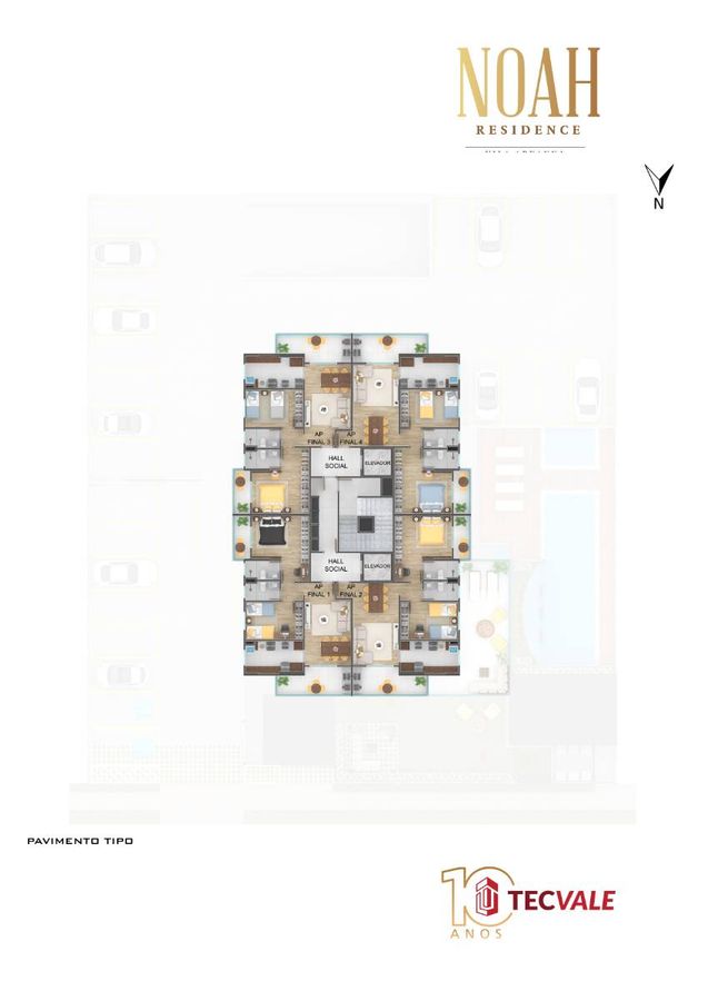 Noah residence vila adyanna construtora tecvale 76 metros 03