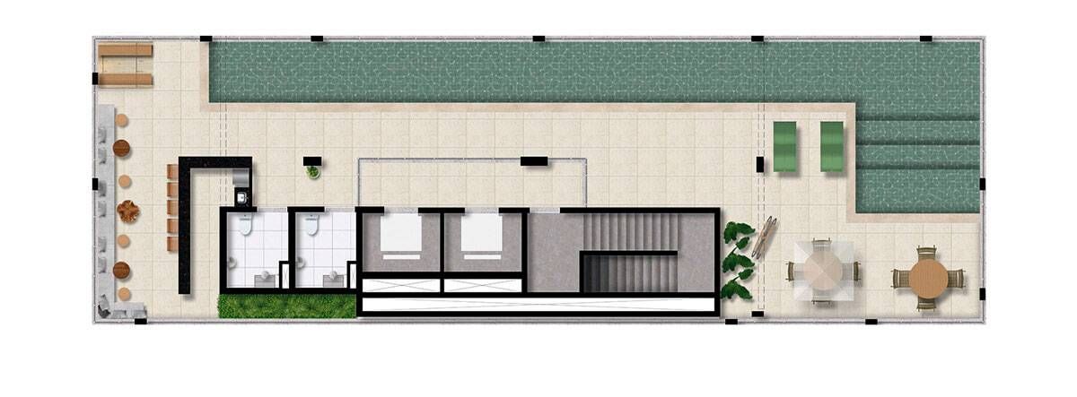 Ampli vila mariana construtora spin pronto 36 metros studios