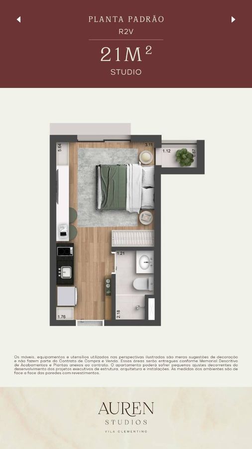Auren studios vila clementino construtora trisul lançamento 