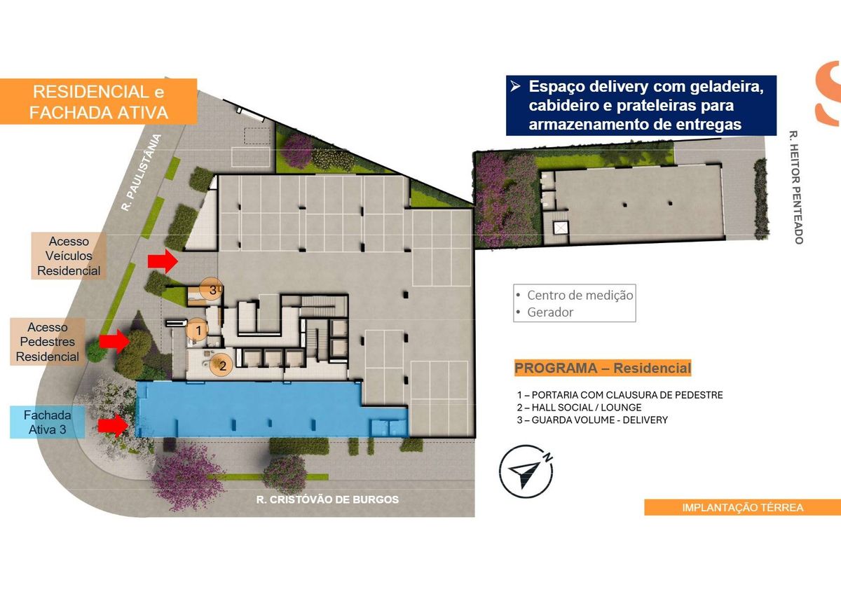Almadá vila madalena construtora sinco construção 77 metros 