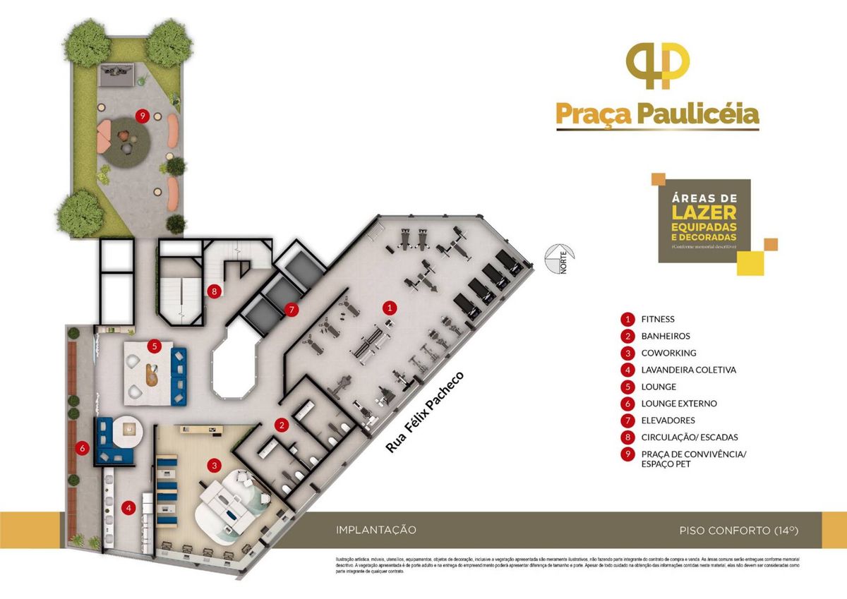 Praça paulicéia construtora ehp construção 31 metros studios