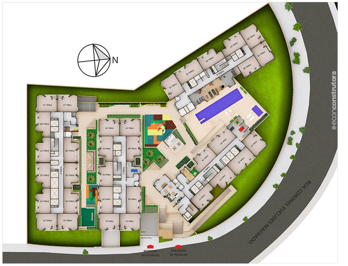 Nort limão construtora econ pronto para morar 39 metros 02 d
