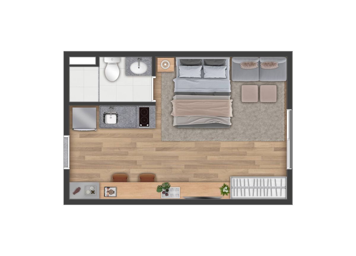 Hello higienópolis construtora tibério pronto 24 metros sem 