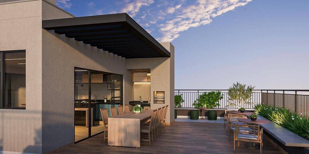 Flamboyant 294 construtora brio pronto 34 metros 02 dormitór