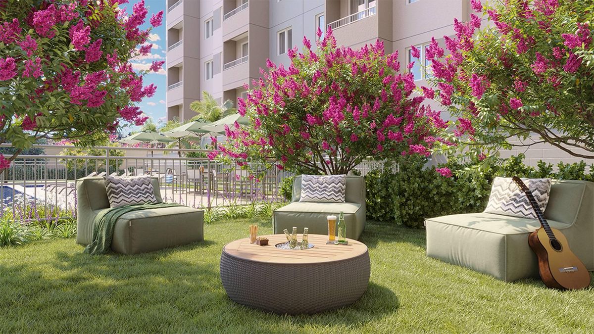 Raíz home clube construtora direcional construção 34 metros 