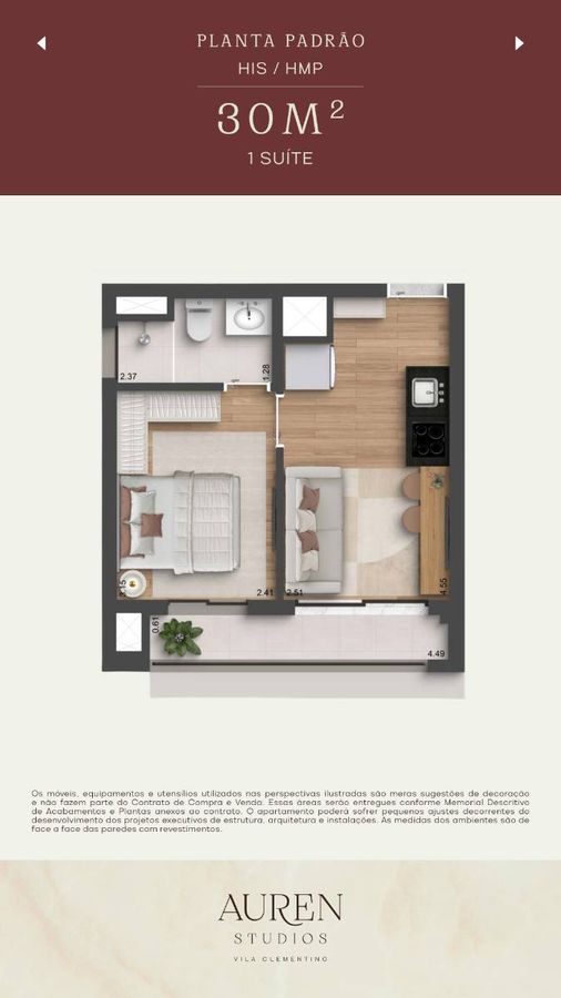 Auren studios vila clementino construtora trisul lançamento 