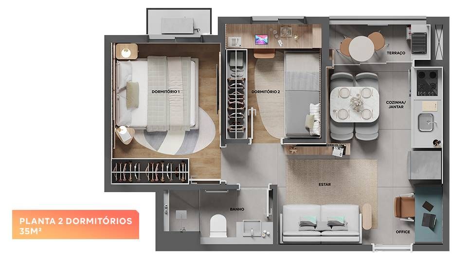 Verticá jardim prudência construtora citz construção 35 metr