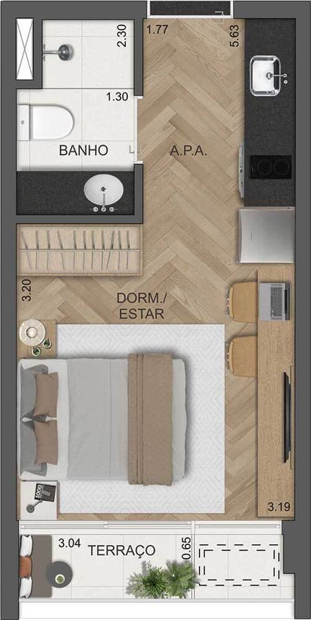 Dot 230 by triptyque construtora eztec construção 23 metros 