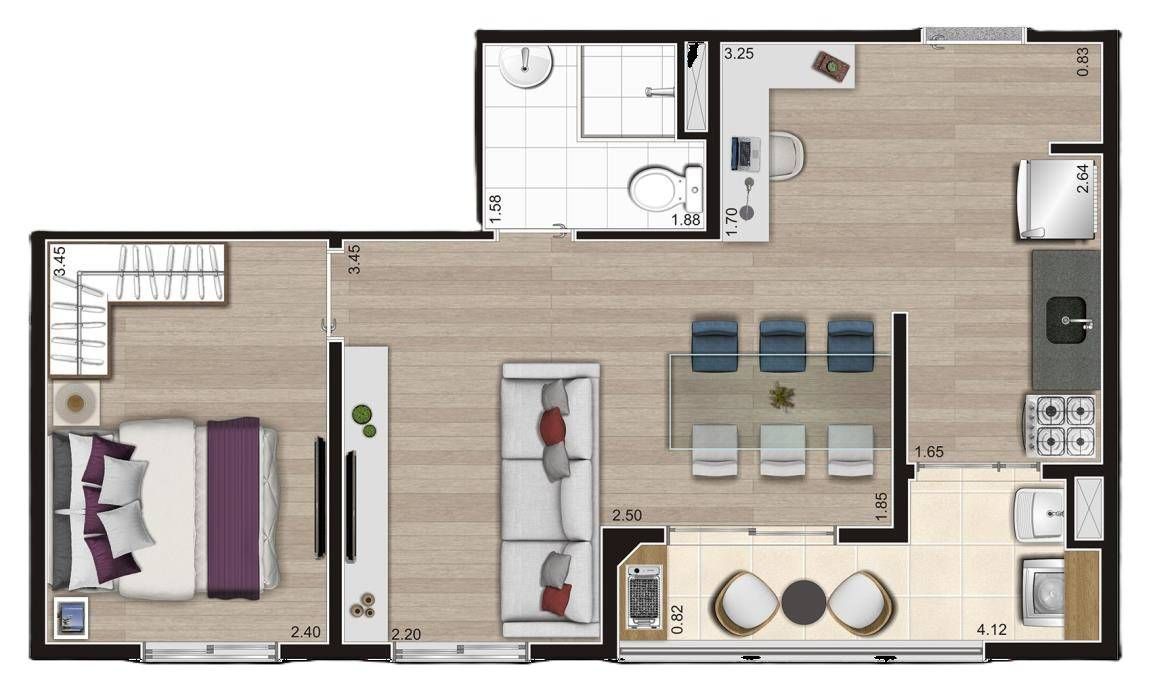 Alto do jardim manacá construtora econ construção 43 metros 