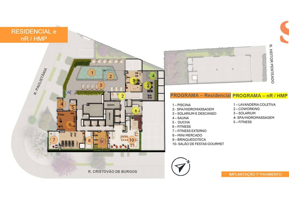 Almadá vila madalena construtora sinco construção 77 metros 