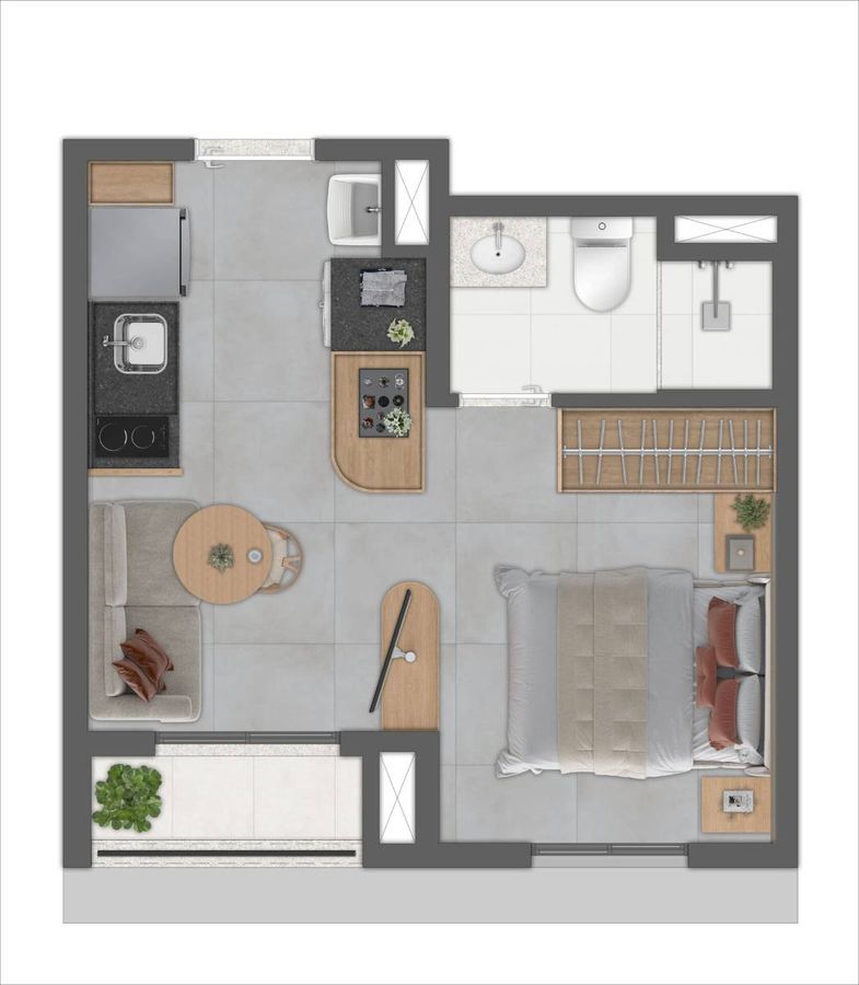 Joá pinheiros construtora kallas construção 25 metros studio