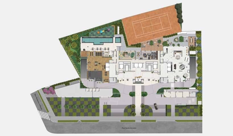 Arkadio brooklin construtora eztec pronto 180 metros 04 suít