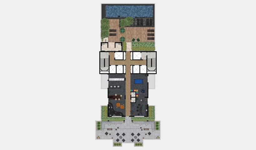 Hub brooklin construtora eztec pronto 48 metros 01 suíte var