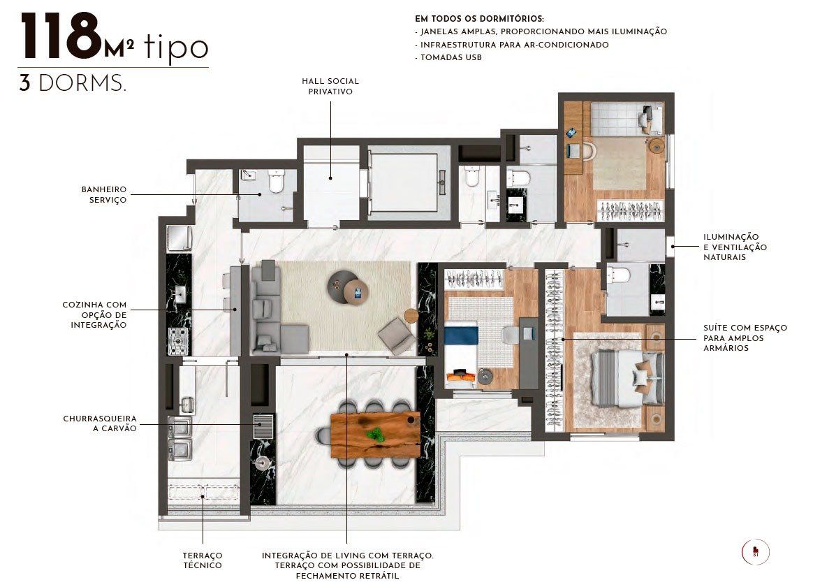 Place klabin residence construtora benx pronto para morar 11