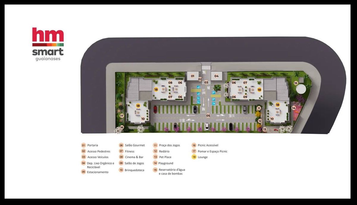 Hm smart guaianases 2 construtora hm construção 34 metros 02