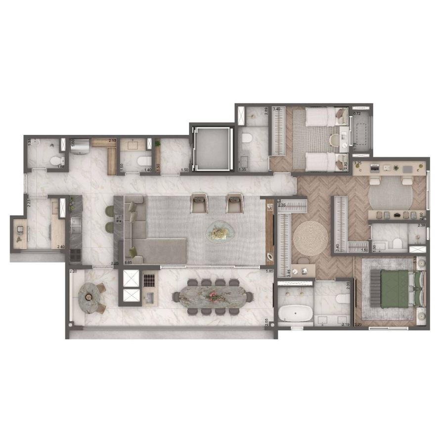Home boutique by living campo belo construção 149 metros 04 