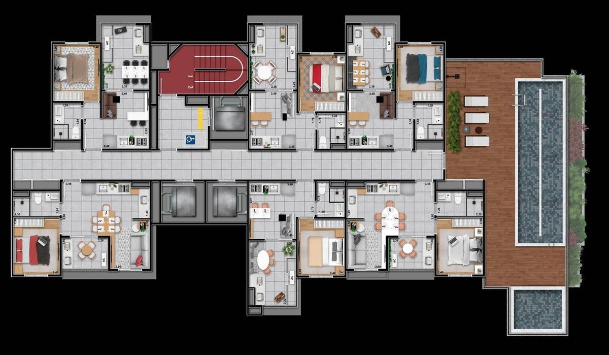 Yess tatuapé construtora yess construção 30 metros 01 dormit