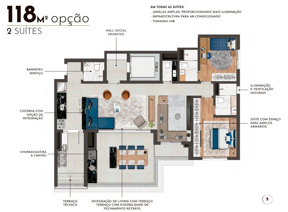 Place klabin residence construtora benx pronto para morar 11