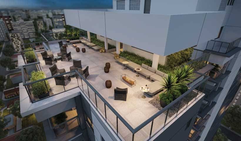Hub brooklin construtora eztec pronto 48 metros 01 suíte var