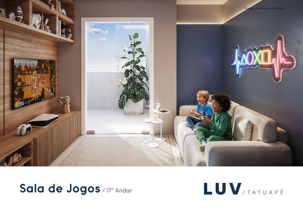 Luv tatuapé acl engenharia lançamento 31 metros 02 dormitóri