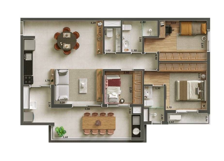 Nova villa matilde construtora jsg construção 90 metros 03 d
