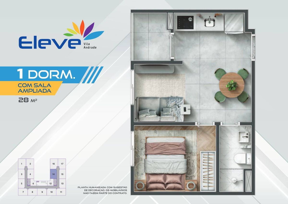 Eleve vila andrade ts engenharia construção 16 metros studio