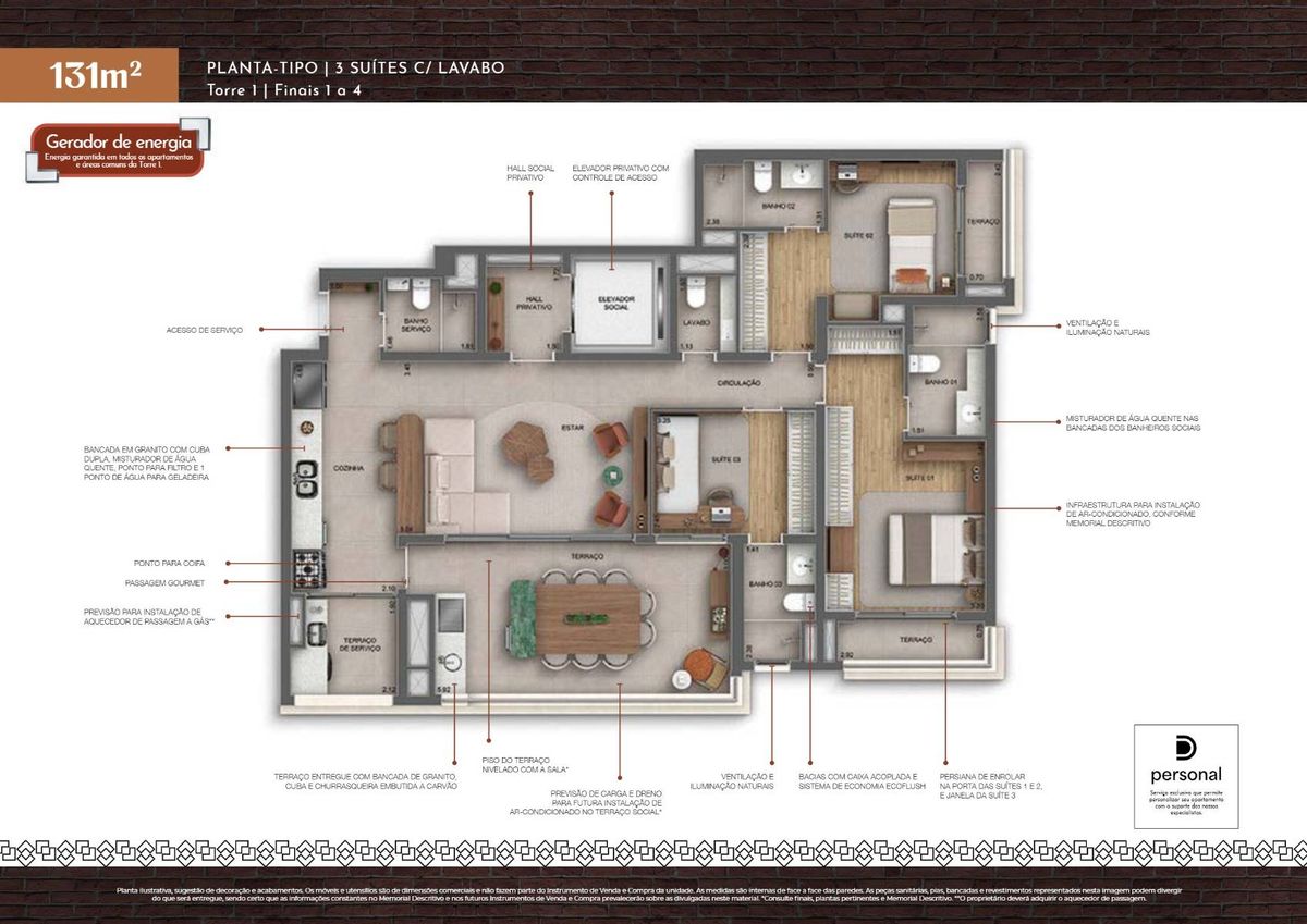 Landmark santa cruz by diálogo residences construção 53 metr