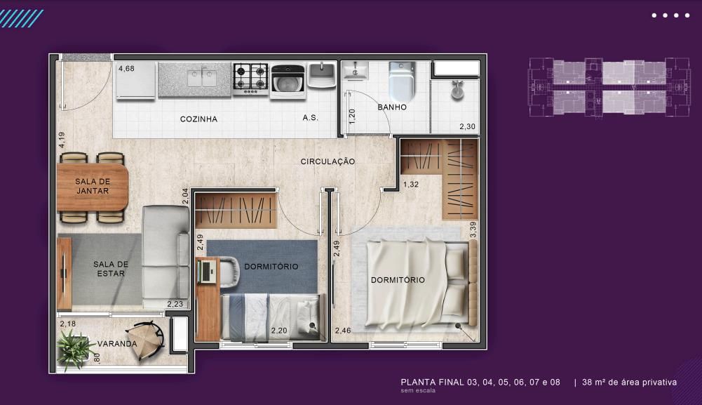 Innovare aricanduva construtora abiatar construção 38 metros