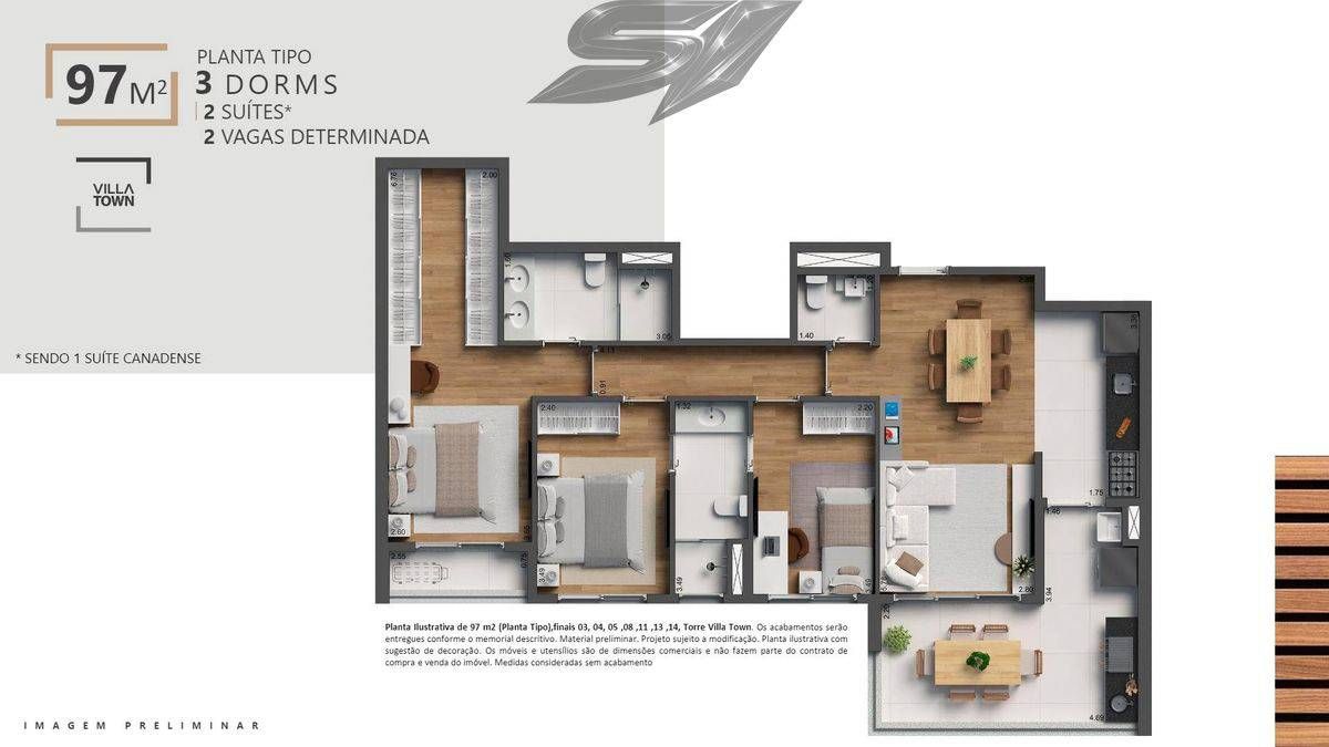 Villa pio alto da lapa construtora kallas pronto 119 metros 
