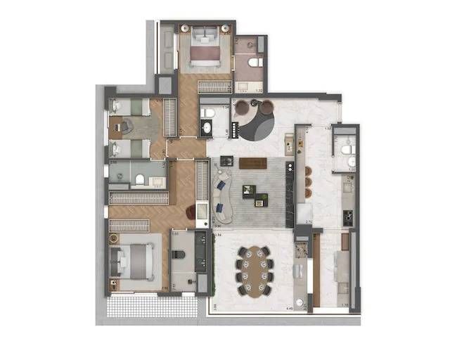 Haus mitre jardins construtora mitre pronto 132 metros 03 su