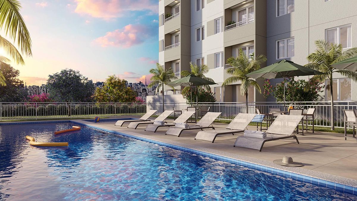 Raíz home clube construtora direcional construção 34 metros 