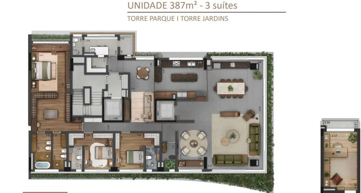 Quaddra lorena construtora yuny construção 387 metros 04 suí