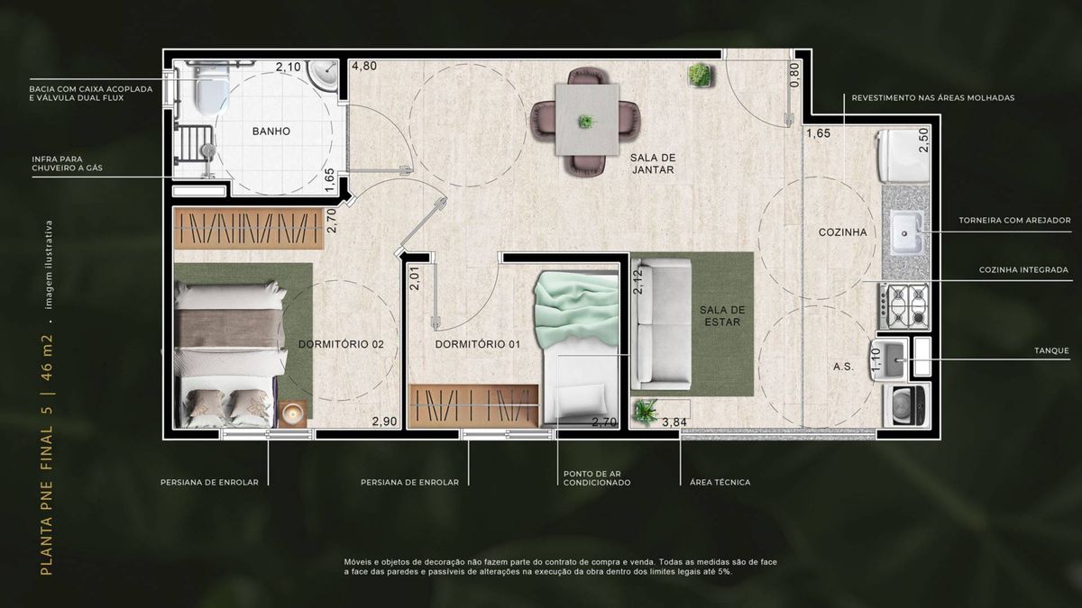 Vista plaza residencial construtora abiatar lançamento 46 me