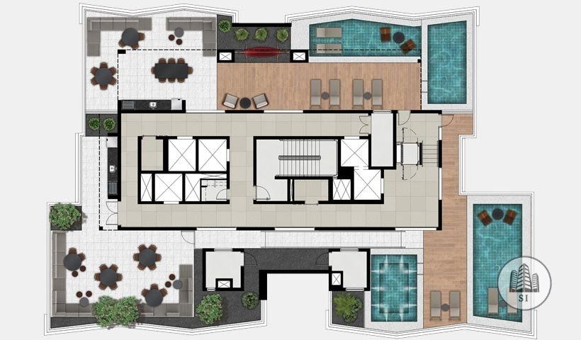 Signature by ott construtora eztec pronto 144 metros 04 dorm