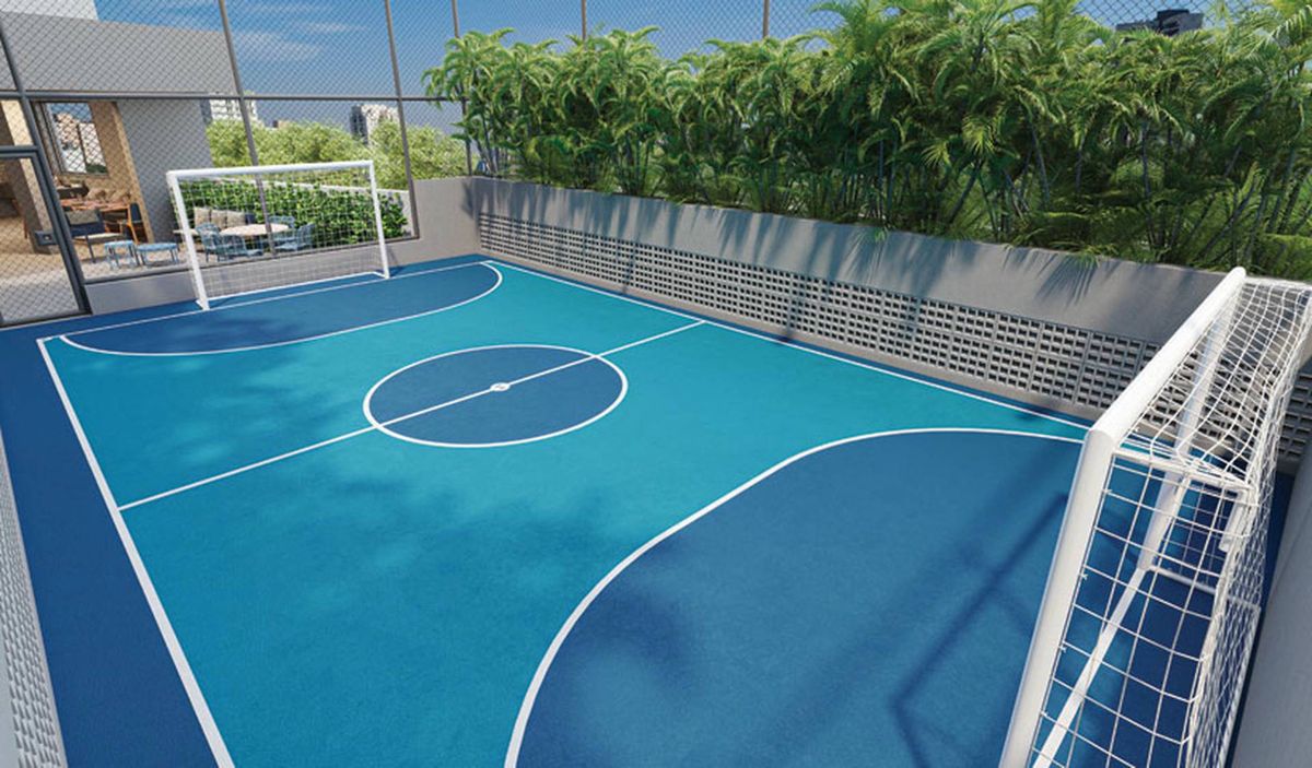 Blue marine home resort construtora eztec construção 34 metr