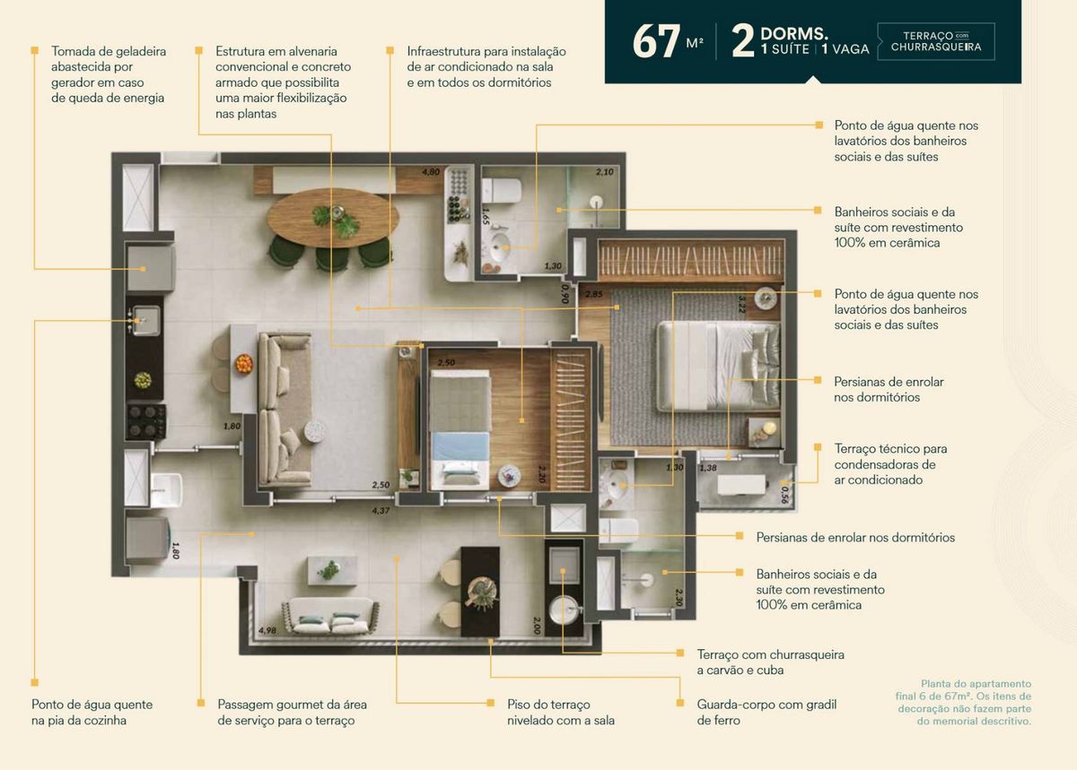 Nova villa matilde construtora jsg construção 67 metros 02 d