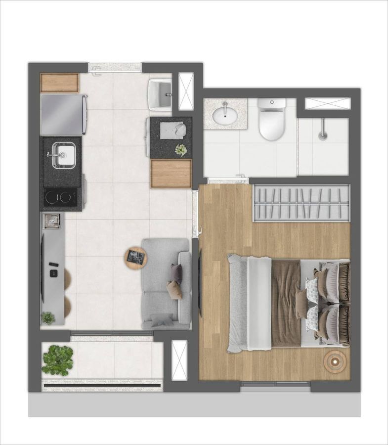Joá pinheiros construtora kallas construção 25 metros studio