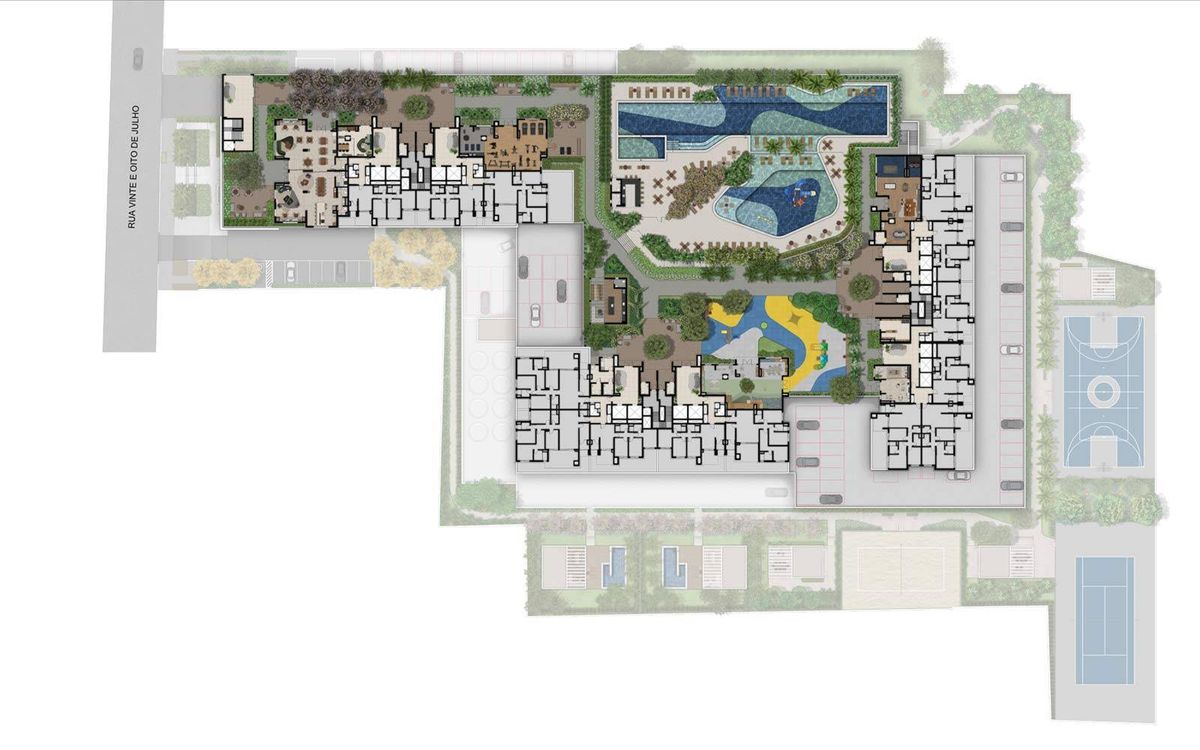 Grandresort reserva são caetano construtora eztec 86 metros 
