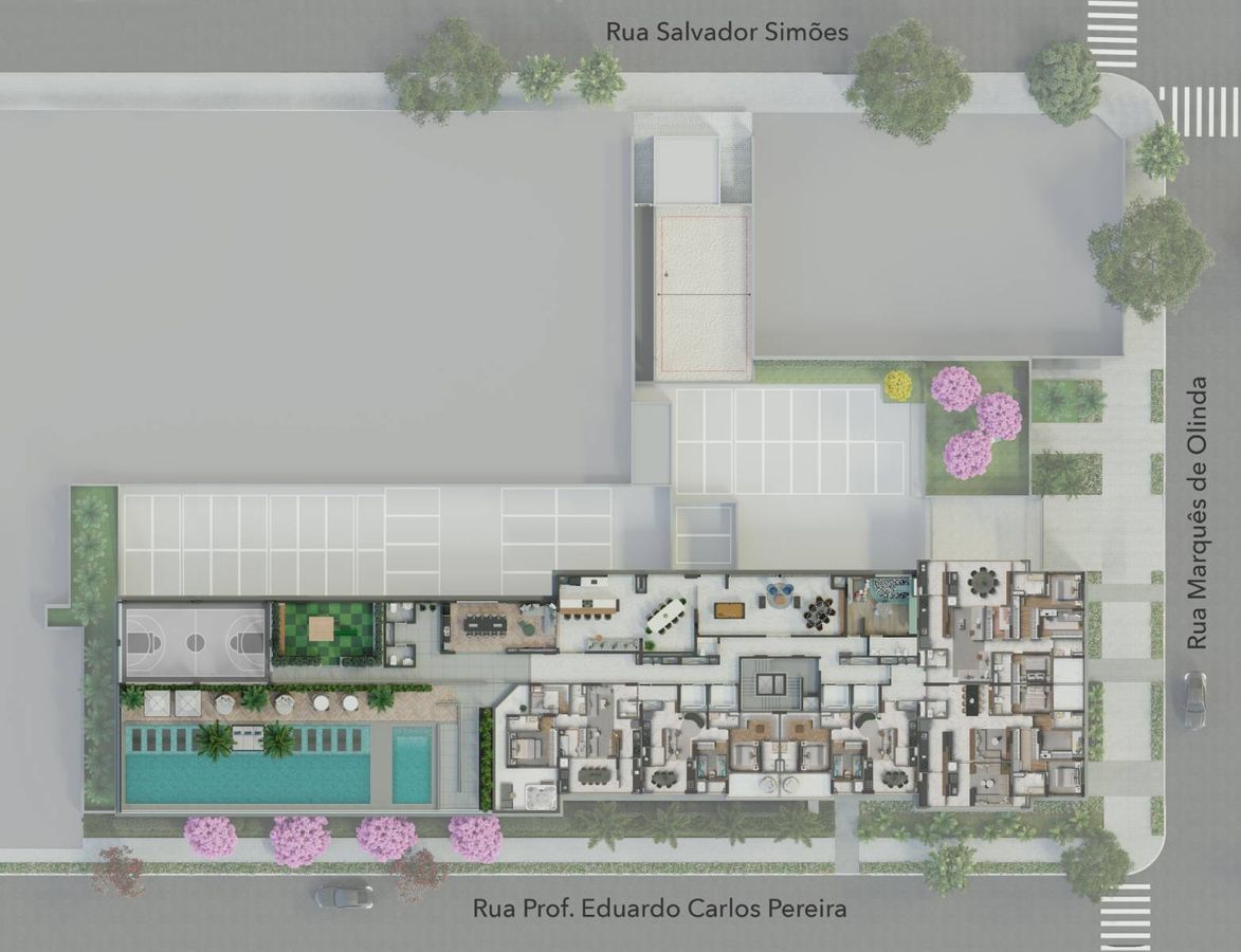 Living hereditá construtora living pronto 125 metros 04 dorm