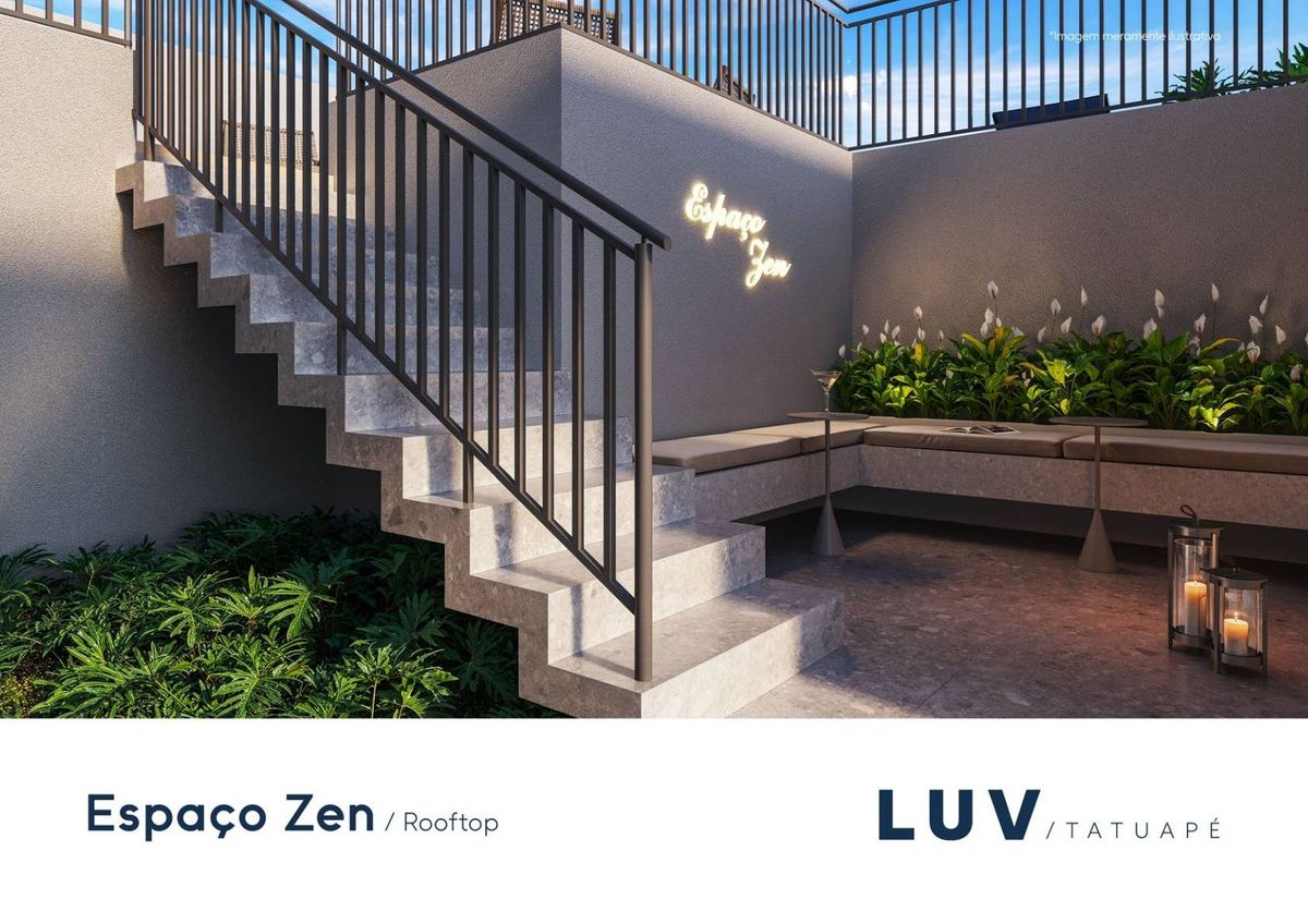 Luv tatuapé acl engenharia lançamento 31 metros 02 dormitóri