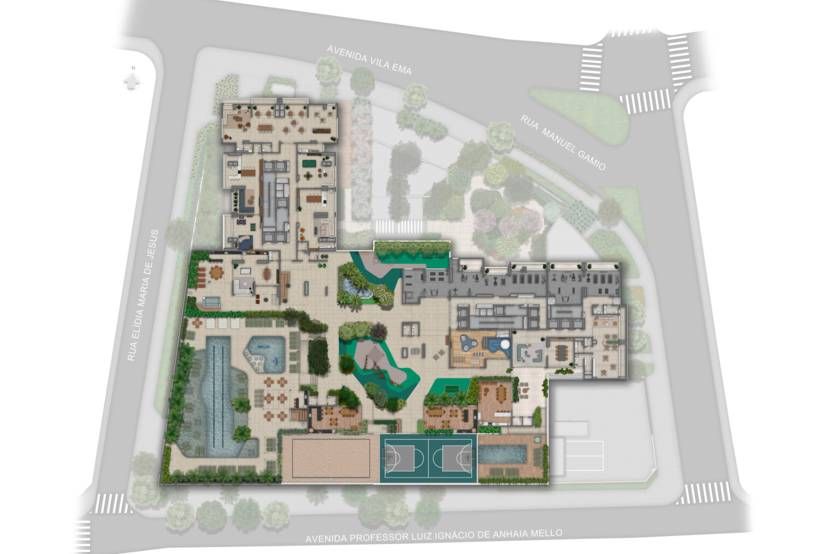 Parque diálogo vila ema residences construção 90 metros 03 d