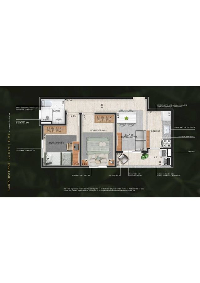 Vista plaza residencial construtora abiatar lançamento 46 me