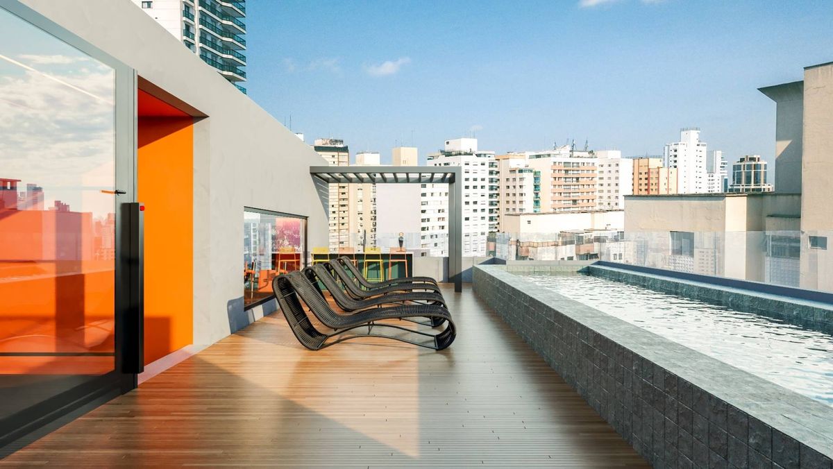 Art.julia construtora c2j pronto 28 metros studios com varan