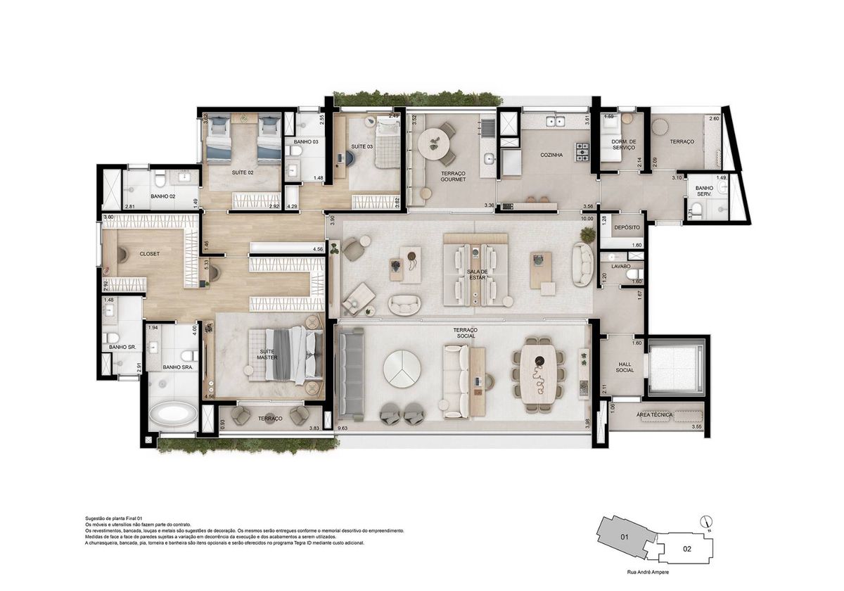 Ampère brooklin construtora tegra construção 262 metros 04 s