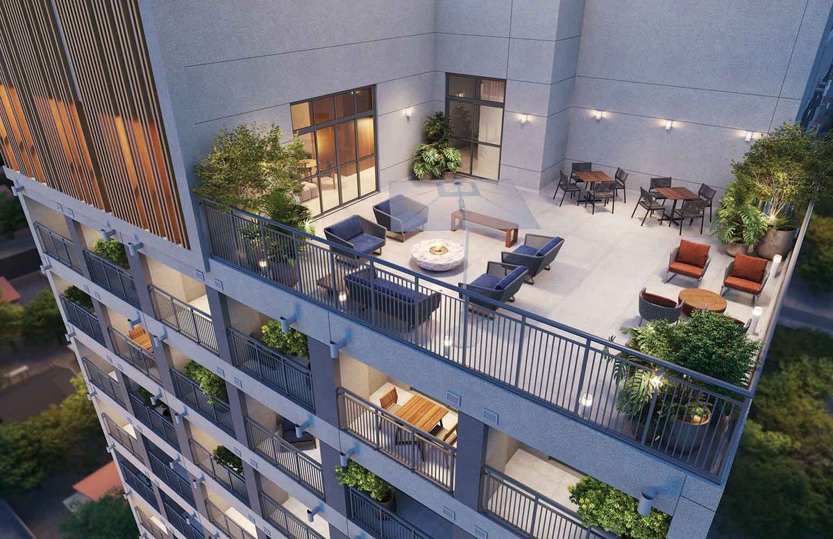 Alt studios by eztec construtora eztec construção 28 metros 