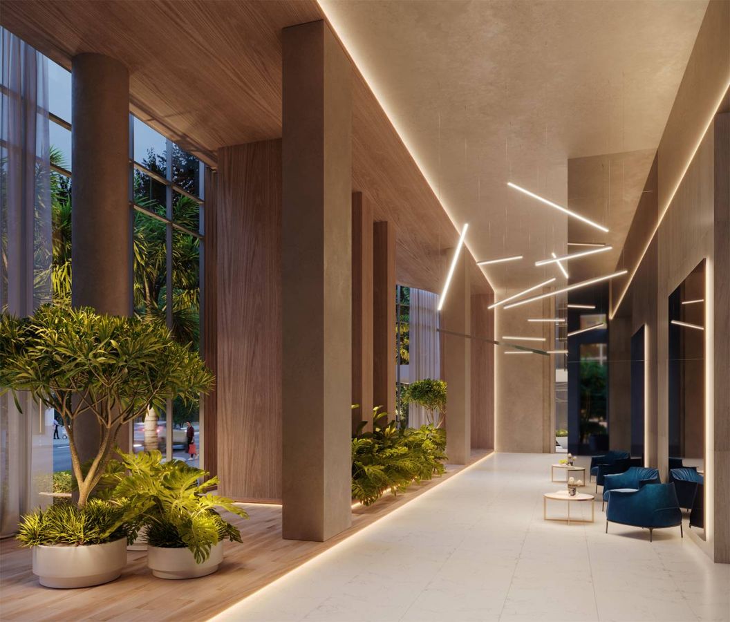 Bosque cerejeiras construtora tecnisa construção 293 metros 