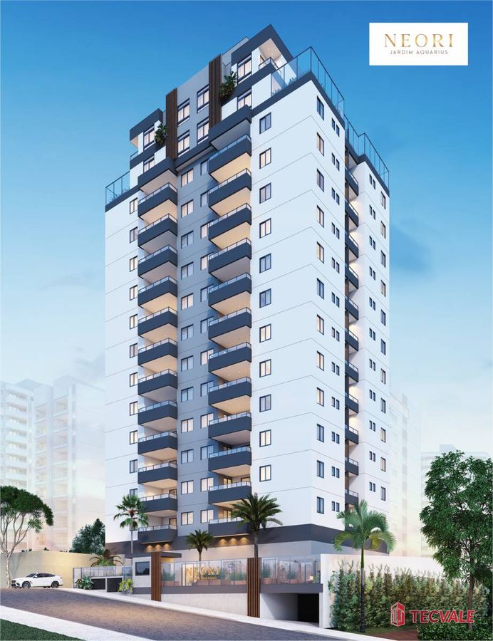 Neori jardim aquarius construtora tecvale construção 86 metr