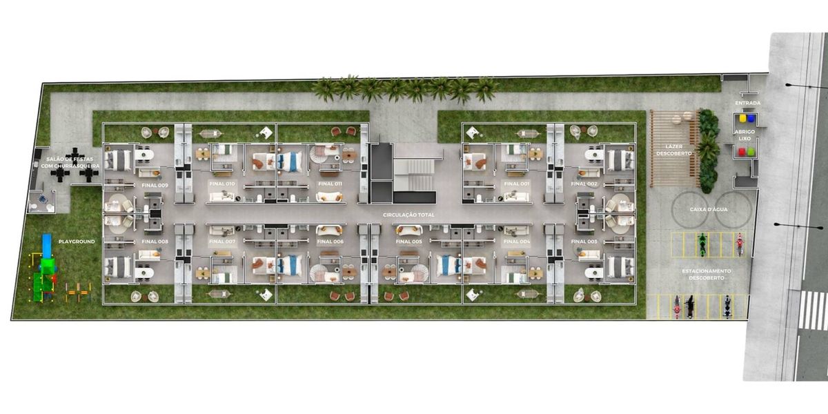 Prb santa maria construtora prb construção 36 metros 02 dorm