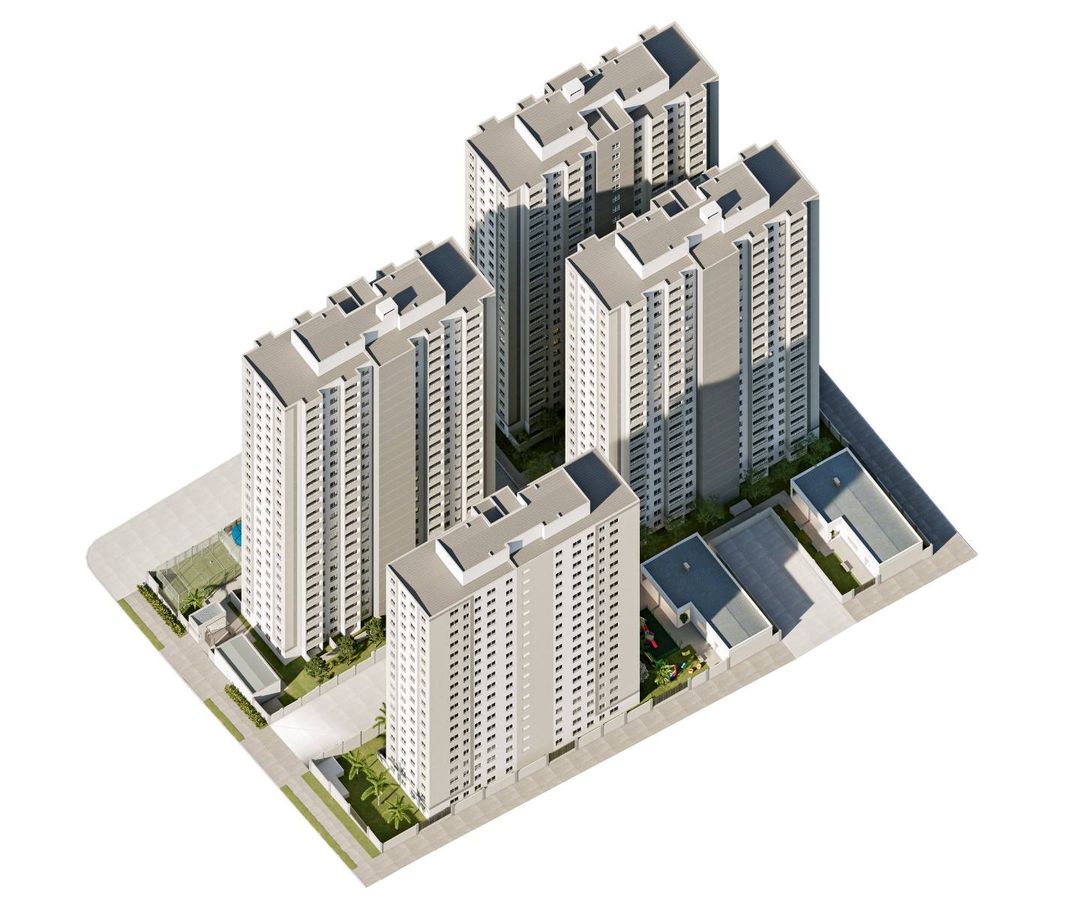 Residencial ipês construtora mrv construção 38 metros 02 dor