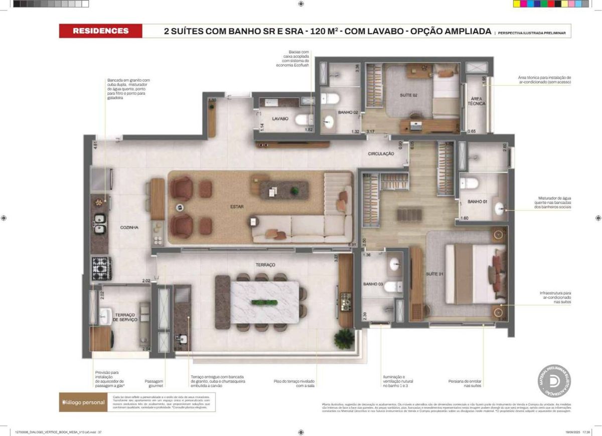 Vertice butanta residences construtora diálogo 69 metros 03 